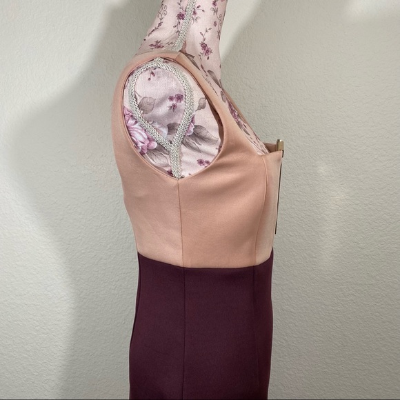 ASOS DESIGN sz:8 Color Block Gold V Bone Thigh High - Picture 5 of 16